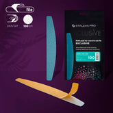 EXCLUSIVE Nail File Half Moon / Crescent PADDED Refills - Fits Expert 40 Metal File - 30 pieces